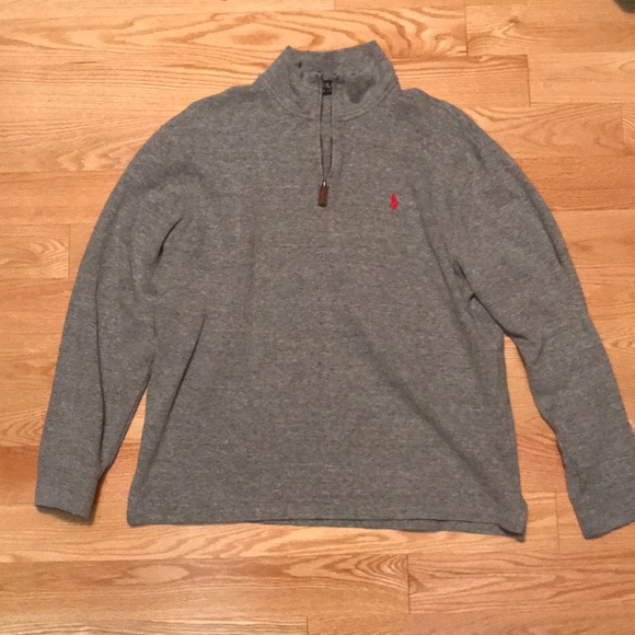 Polo Ralph Lauren Other - Polo Ralph Lauren 1/4 Zip Sweater. Gray. Large